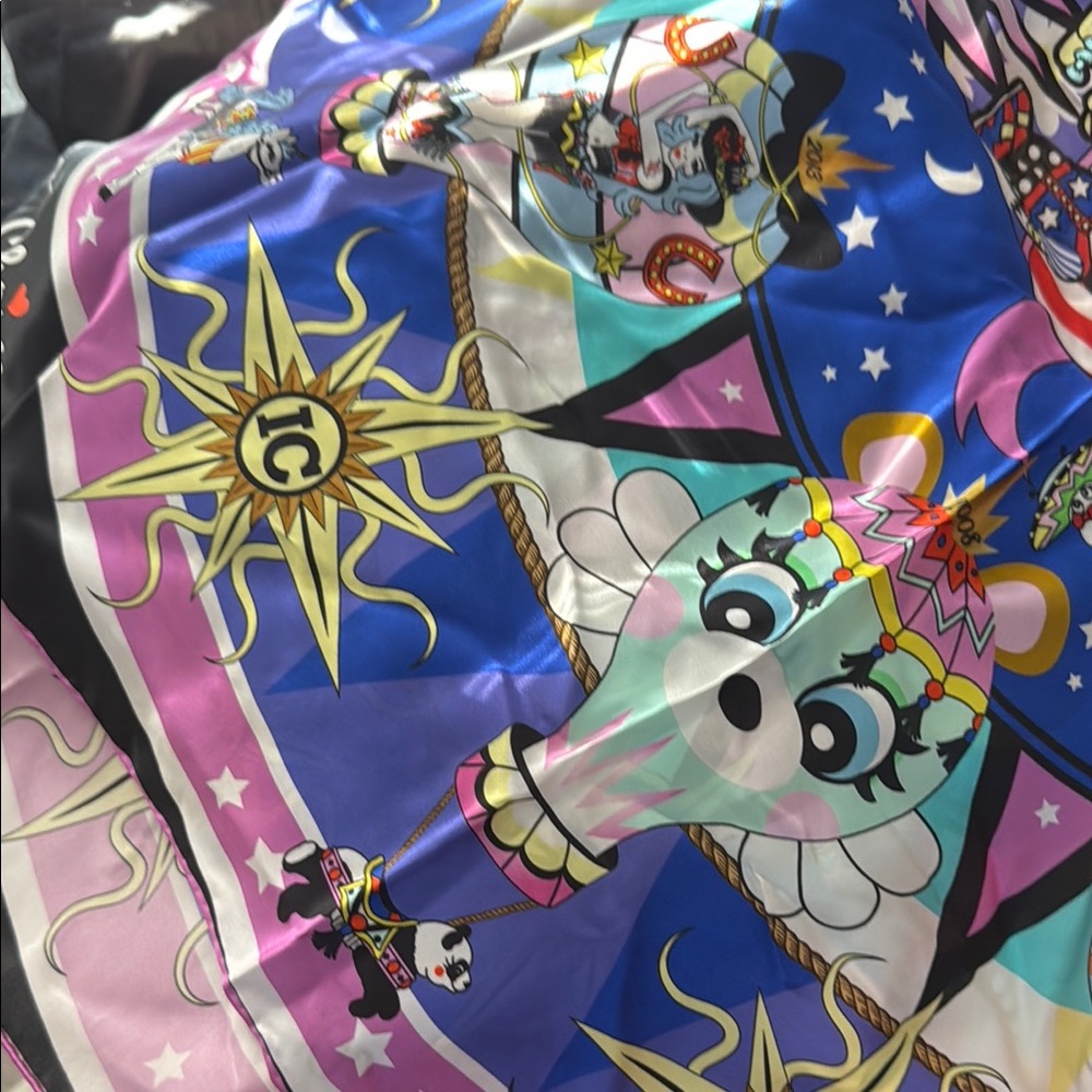 Irregular Choice Whimsical Print Scarf